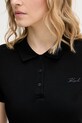 Karl Lagerfeld polo dámské bavlněné s elastanem B2W17097 černá