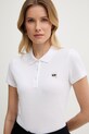 Karl Lagerfeld polo ženské bavlněné IKON bílá B2W17098