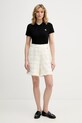 Karl Lagerfeld polo ženské bavlněné IKON B2W17098 černá SS26