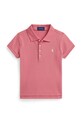 Polo Ralph Lauren polo dziecięce z elastanem różowy 312698589512