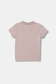 United Colors of Benetton polo tričko detské bavlnené s elastanom 3WG9G300A.P.Stagionale ružová SS26