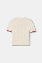 United Colors of Benetton polo dětské bavlněné 13KNQ300A.G.Stagionale béžová SS26