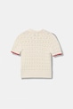 United Colors of Benetton polo dětské bavlněné 13KNQ300A.G.Stagionale béžová SS26