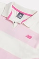 New Balance polo dětské bavlněné růžová YT61M5OK