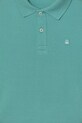 Chłopiec United Colors of Benetton polo dziecięce bawełniane 3089C300Q.G.Stagionale turkusowy