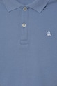Chłopiec United Colors of Benetton polo dziecięce bawełniane 3089G3008.P.Stagionale niebieski
