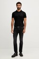 Karl Lagerfeld polo bawełniane 561200.745000 czarny SS26