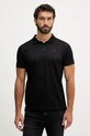 Karl Lagerfeld polo bawełniane czarny 561200.745000