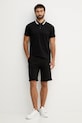 Karl Lagerfeld polo bawełniane 561200.745001 czarny SS26