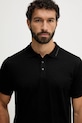 Karl Lagerfeld polo bawełniane czarny 561204.745008
