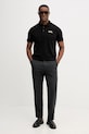 Karl Lagerfeld polo 561235.745024 czarny SS26