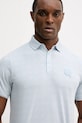 Karl Lagerfeld polo bawełniane niebieski 561251.745071