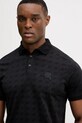 Karl Lagerfeld polo bawełniane czarny 561251.745071