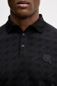 Karl Lagerfeld polo bawełniane 561251.745071 czarny