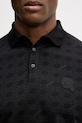 Karl Lagerfeld polo bawełniane 561251.745071 czarny