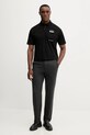 Karl Lagerfeld polo bawełniane 561225.745127 czarny SS26