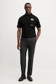 Karl Lagerfeld polo bawełniane 561225.745127 czarny SS26