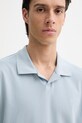 Les Deux polo bawełniane Pique niebieski 1001299