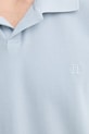 Les Deux polo bawełniane Pique 1001299 niebieski
