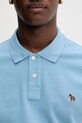PS Paul Smith polo męskie bawełniane M2R.183KZ.V20067 niebieski