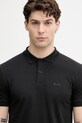 BOSS Green polo męskie bawełniane Pio 1 czarny 50554574