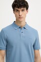 BOSS polo muški pamučni Pallas plava 50553564
