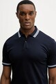 Хлопковое поло BOSS H-Phillipson 202 тёмно-синий 50554529