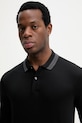 BOSS longsleeve bawełniany H-Pleins 202 czarny 50554530