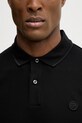 Памучна тениска с яка BOSS C-Parris 98 50555300 черен
