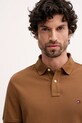 Tommy Hilfiger polo brązowy MW0MW17770.
