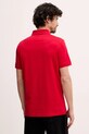 Odzież Tommy Hilfiger polo bawełniane MW0MW41611 czerwony