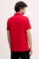 Odzież Tommy Hilfiger polo bawełniane MW0MW41611 czerwony
