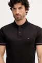 Bavlněné polo tričko Tommy Hilfiger černá MW0MW41612