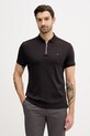 Tommy Hilfiger polo bawełniane bawełna czarny MW0MW41613