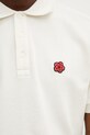 Kenzo polo bawełniane FF65PO1534PU beżowy