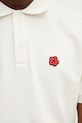 Kenzo polo bawełniane FF65PO1534PU beżowy