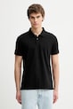 Calvin Klein polo z elastanem czarny LV04LC254G