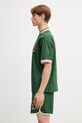 Drôle de Monsieur Hibiscus polo z bawełny męskie K.PL171.PL160.DGN zielony SS26
