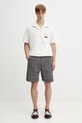 Drôle de Monsieur Patch polo bawełniany męski K.PL165.CO264.OW beżowy
