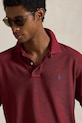 Polo Ralph Lauren polo bawełniane bordowy 710A12934