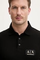 Armani Exchange polo bawełniane czarny XM002231.AF10366