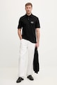 Armani Exchange polo bawełniane XM002232.AF10364 czarny SS26