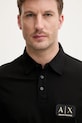 Armani Exchange polo bawełniane czarny XM002232.AF10364