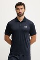 EA7 Emporio Armani polo z elastanem granatowy AF22175.7M001524