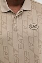 EA7 Emporio Armani t-shirt męski bawełniany AF22277.7M001287 beżowy