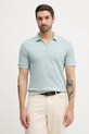 Joop! polo bawełniane bawełna turkusowy 30100497