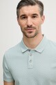 Joop! polo bawełniane turkusowy 30100501