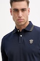 Hackett London polo bawełniane granatowy HM5600082