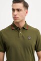 Hackett London polo bawełniane zielony HM5600082