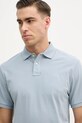 Hackett London polo bawełniane niebieski HM5600085